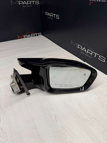 21-26 BMW G80 M3 Right RH Passenger Side Door Mirror W/ Camera Black Gloss OEM