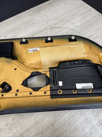96-02 BMW Z3M Front Passenger Right Door Card Panel Cover Trim Leather Black