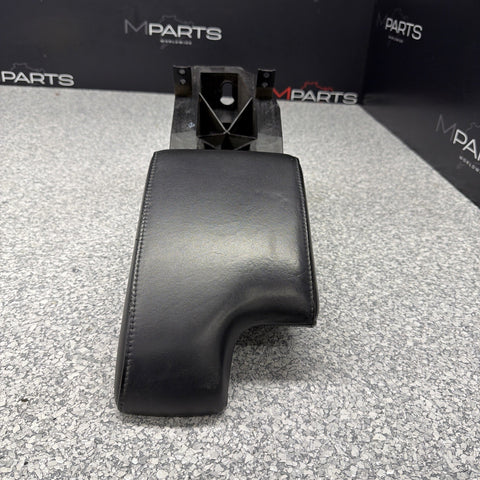 01-06 BMW E46 M3 Center Console Armrest Arm Rest Black Leather *Notes*