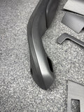 01-06 BMW E46 M3 Coupe Interior Armrests Trim Set Brushed Aluminum *4 Tabs
