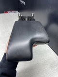 01-06 BMW E46 M3 Center Console Armrest Arm Rest Black Leather