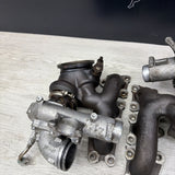 OEM BMW F80 F82 F83 F87 M2 M3 M4 S55 Engine Turbos Turbocharger Set 60k Miles