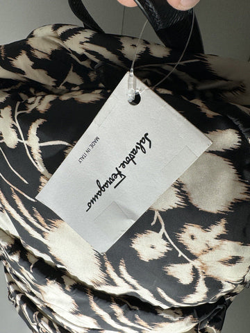 NEW Authentic SALVATORE FERRAGAMO Floral Patterned Backpack
