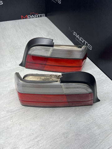 BMW 3 Series E36 2DR Coupe 94-99 Rear Clear Tail Lights Lamps Set OEM