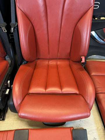 15-20 OEM BMW F83 M4 Convertible Sakhir Orange Red Complete Interior Seats Set