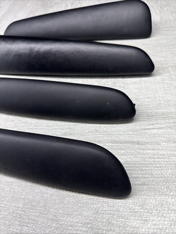 01-06 BMW OEM E46 M3 Coupe Trim Armrest Pads Set Black 8238622