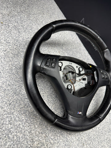 OEM Genuine BMW 08-13 E90 E92 E93 M3 Leather Steering Wheel Manual