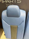 21-26 BMW G82 M4 Coupe Interior Rear Back Seat Back Rest Seats Fjords Blue