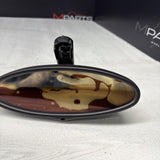 01-06 BMW E46 M3 Oval Rear View Rearview Mirror OEM 7892262 *Liquid*