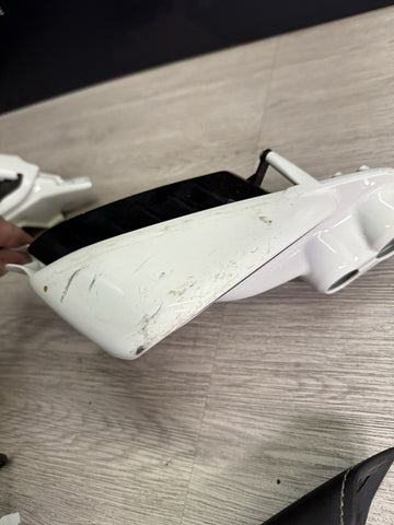 15-20 Ferrari 488 White Interior Dash Vents Trims Set