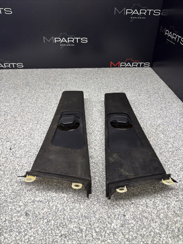 BMW E46 M3 Coupe B Pillars Trims Cover Black 330ci 325ci 328ci