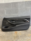 15-20 BMW F82 F83 M4 S55 Front Right Passenger Black Leather Door Card Panel