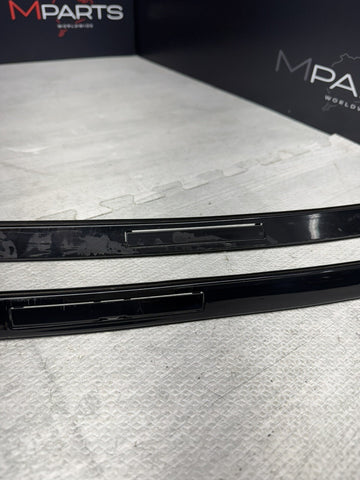 BMW G80 M3 21-24 ROOF RACK MOULDINGS TRIMS BLACK LEFT RIGHT *GLUE RESIDUE*