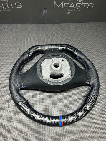 08-13 BMW E90 E92 E93 M3 OHC Carbon fiber Steering Wheel Tri Stitched Manual
