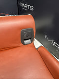 08-13 BMW E92 M3 Coupe Right Passenger Rear Seat Bottom Bench Fox Red Leather