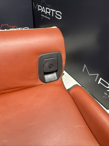 08-13 BMW E92 M3 Coupe Right Passenger Rear Seat Bottom Bench Fox Red Leather