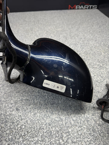 01-06 BMW E46 M3 Side View Door Mirrors Pair Carbon Black *See Pics