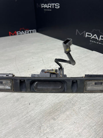 01-06 BMW E46 M3 Convertible Trunk Lid Grip Key Deck Handle Carbon Black