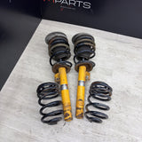 01-06 BMW E46 M3 KONI Front & Rear Suspension Struts Shocks H&R Lowering Springs