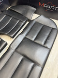 95-99 BMW E36 M3 Sedan Rear Bench + Folding Backrest Back Rest Seats Black *Rip*