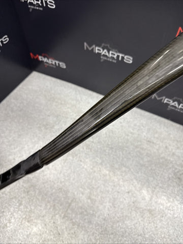 15-20 BMW F80 F82 F83 M3 M4 Carbon Fiber Strut Brace Bar OEM *Tabs