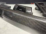 08-13 BMW E92 E93 M3 Interior Trim Set Dash Door Cards Gloss Carbon Fiber