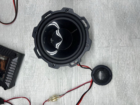 ROCKFORD FOSGATE POWER T152-S 5.25" COMPONENT SPEAKERS TWEETERS CROSSOVERS