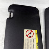 BMW 94-99 E36 M3 Black Sun Visors Sunvisors Pair OEM