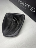 08-13 BMW E90 E92 E93 M3 Leather Stich Gear Shift Boot Gaiter Black with Frame