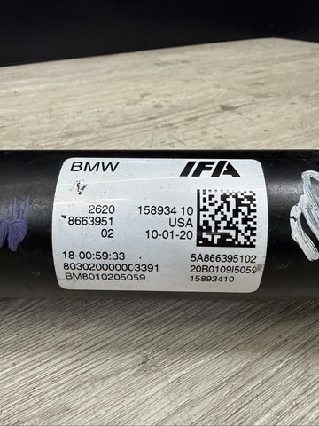 2016-2025 OEM BMW G12 G05 X5 AWD Rear Drive Shaft Driveshaft 15893410