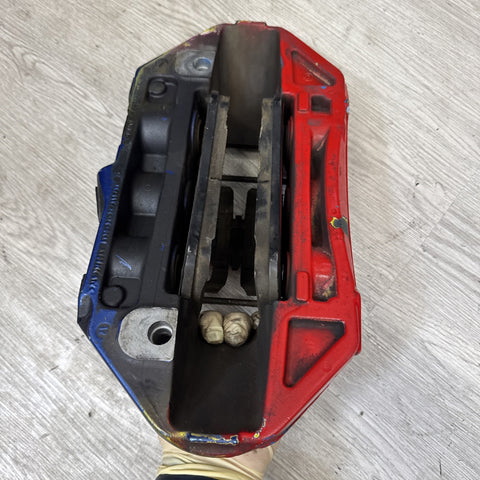 21-25 OEM BMW G80 G82 M3 M4 Front Driver Side Brake Caliper Brembo Red