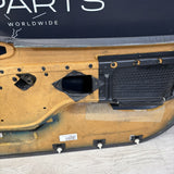 96-02 BMW Z3M Front Left Driver Door Card Panel Cover Trim Leather Black