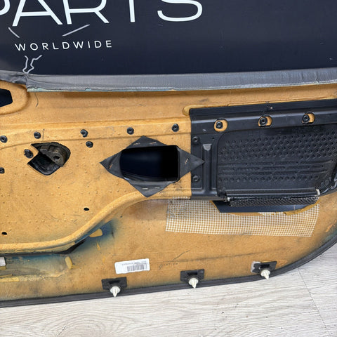 96-02 BMW Z3M Front Left Driver Door Card Panel Cover Trim Leather Black