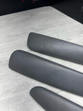 01-06 BMW E46 M3 Convertible Door Upper Arm Rest Armrest Pads Grey Gray