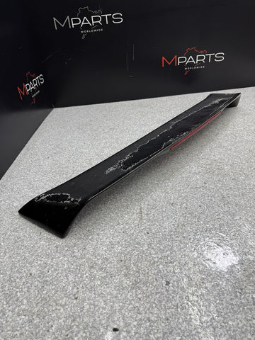 97-99 BMW E36 M3 SEDAN REAR TRUNK SPOILER WING COSMOS BLACK OEM