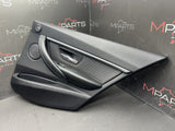 15-18 BMW F80 M3 Sedan Carbon Structure Black Door Panel Card Right Rear