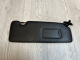 01-06 BMW E46 M3 Convertible Sunvisor Sun Visor Black Right Passenger