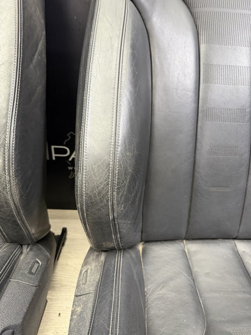 BMW 15-20 F82 M4 Coupe Merino Black Leather Seats & Panels Set