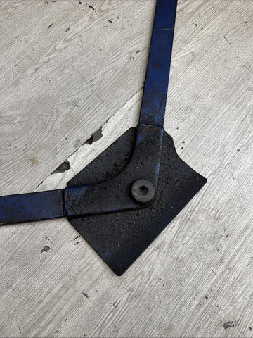 01-06 BMW E46 M3 Rear Underbody V Brace Bar OEM Painted Blue