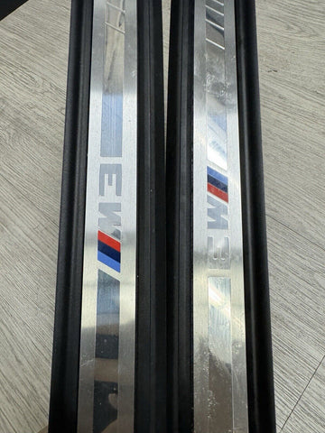 21-24 BMW G80 M3 Sedan Front Door Entrance Sills Trims Panels OEM