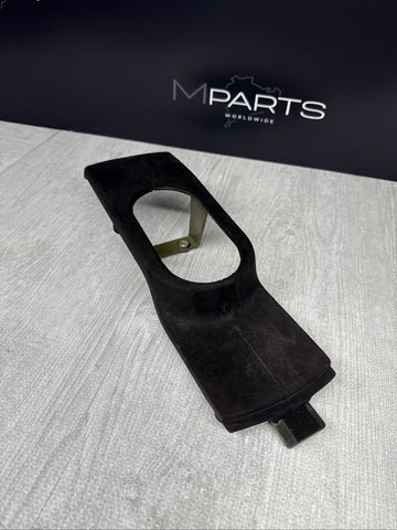 Ferrari F8 Tributo, Center Console Insert Trim, Black, Alcantara, P/N 873698