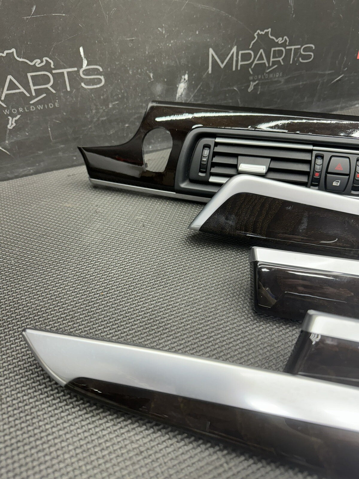 2011-2016 BMW F10 550 M5 Dashboard Trim Set Dark Fine Line