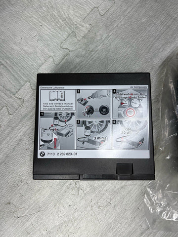 01-06 BMW E46 M3 Emergency Tire Kit Air Compressor Inflating Run Flat Pump