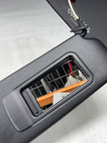08-13 OEM BMW E92 328 335 M3 Coupe Right Passenger Sun Visor Black Vinyl