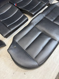 95-99 BMW E36 M3 Sedan Rear Bench + Folding Backrest Back Rest Seats Black *Rip*