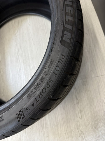 2019 Used 265/35ZR20 Michelin Pilot Sport 4 S NO 99Y - 8/32 *Dry Cracks*