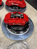NEW 01-06 BMW E46 M3 BREMBO Big Brake Kit Red Calipers Rotors Set Plug Play