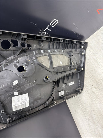 01-06 BMW E46 M3 FRONT DRIVER LEFT SIDE DOOR PANEL CARD BLACK OEM *Scratch*