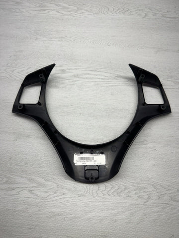 08-13 BMW E90 E92 E93 M3 Lower Steering Wheel Trim Cover Plate Black
