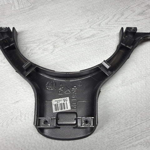OEM 01-06 BMW E46 M3 Lower Steering Wheel Trim Cover Plate Wrapped Grey